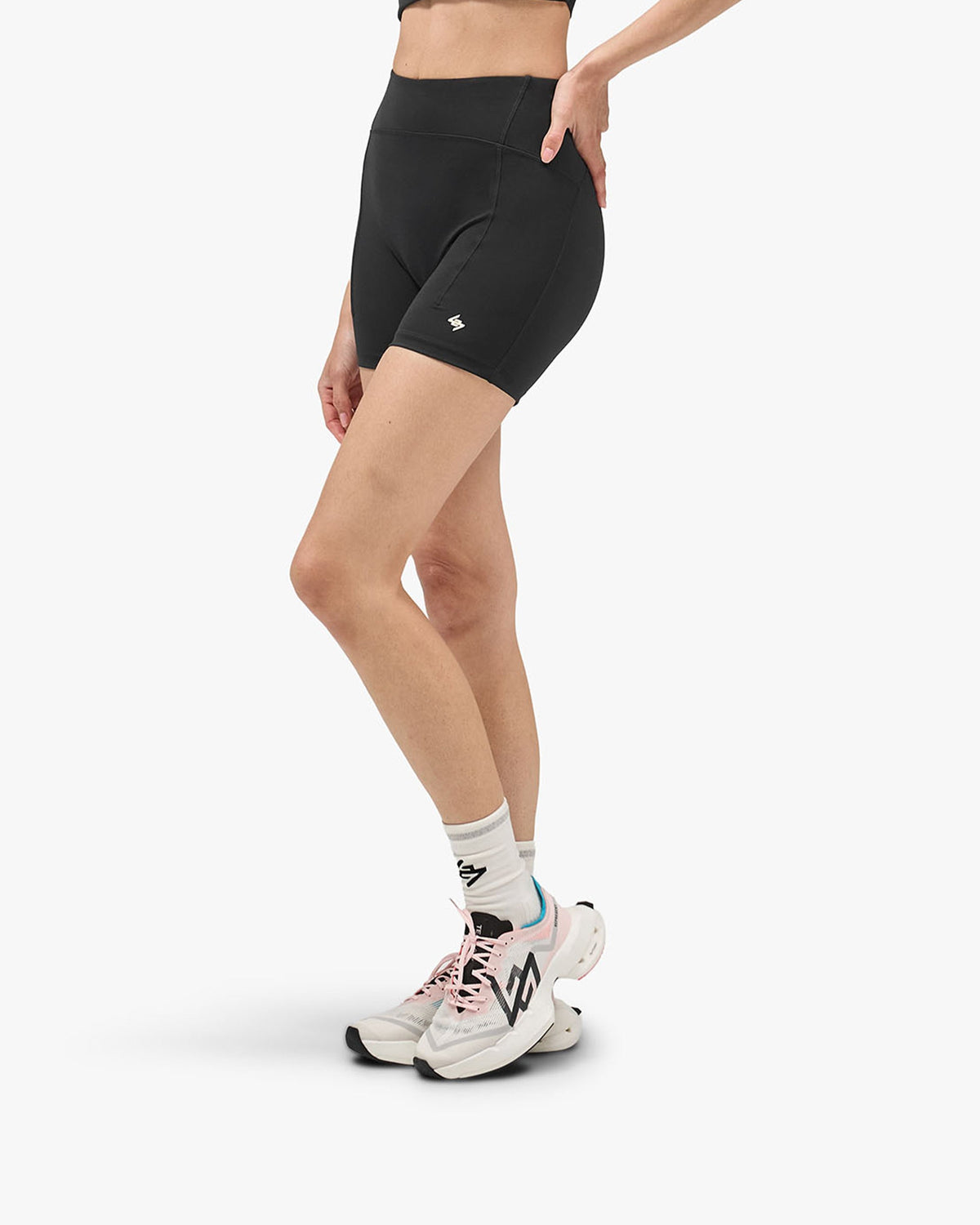 247 Restore Half Tight - Jet Black - Cropped Model - Front