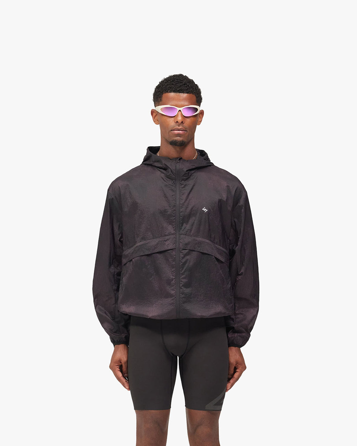 247 Trail Windbreaker - Fig - Cropped Model - Front