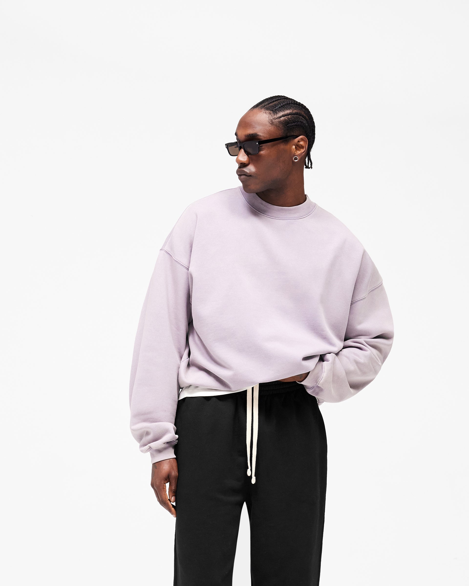 Initial Oversized Sweater - Mist