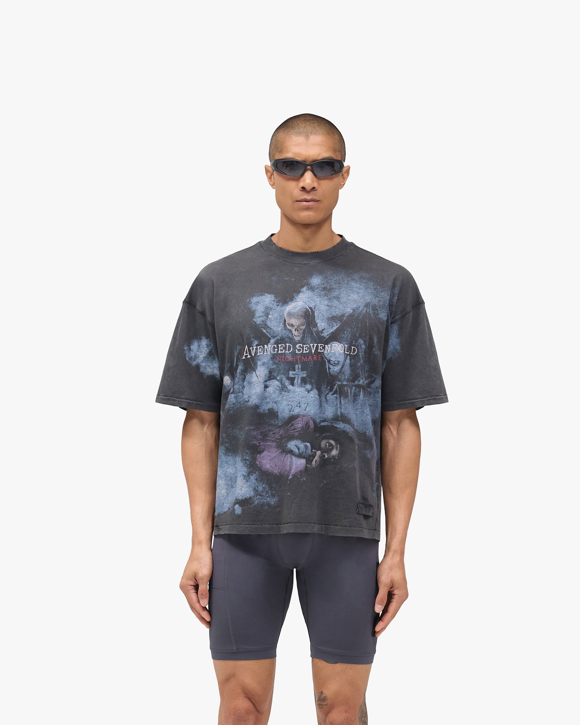 247 x Avenged Sevenfold Nightmare T-Shirt - Aged Black