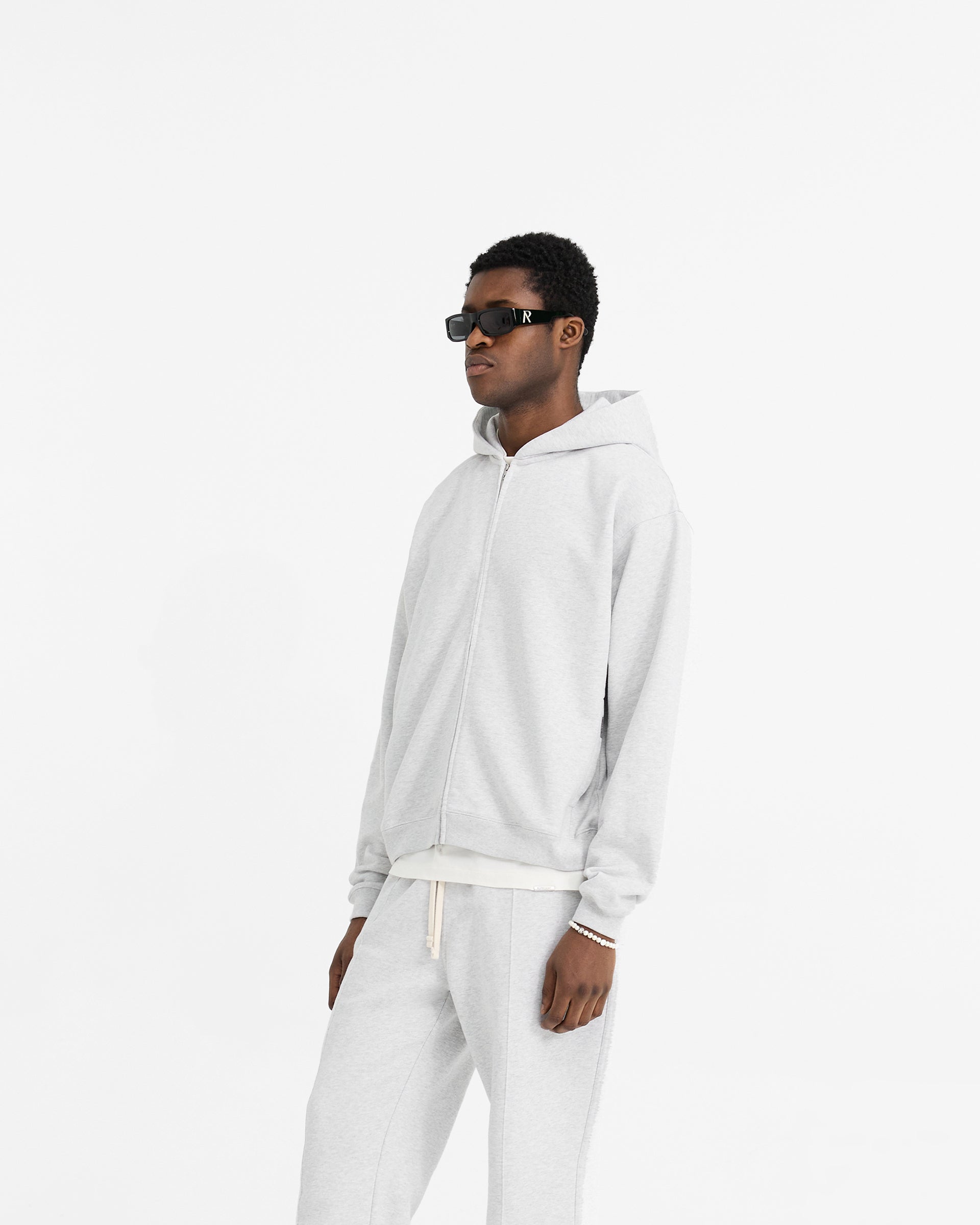 Initial Oversized Vintage Hoodie