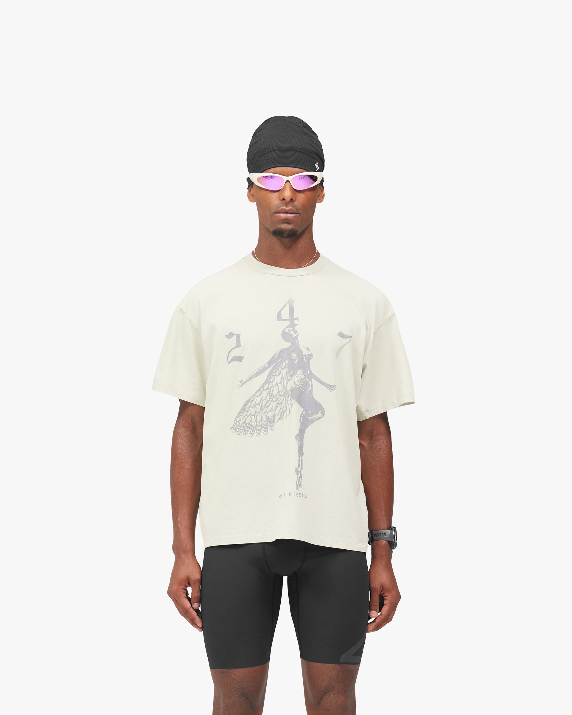 247 Fallen Angel Graphic T-Shirt - Fern