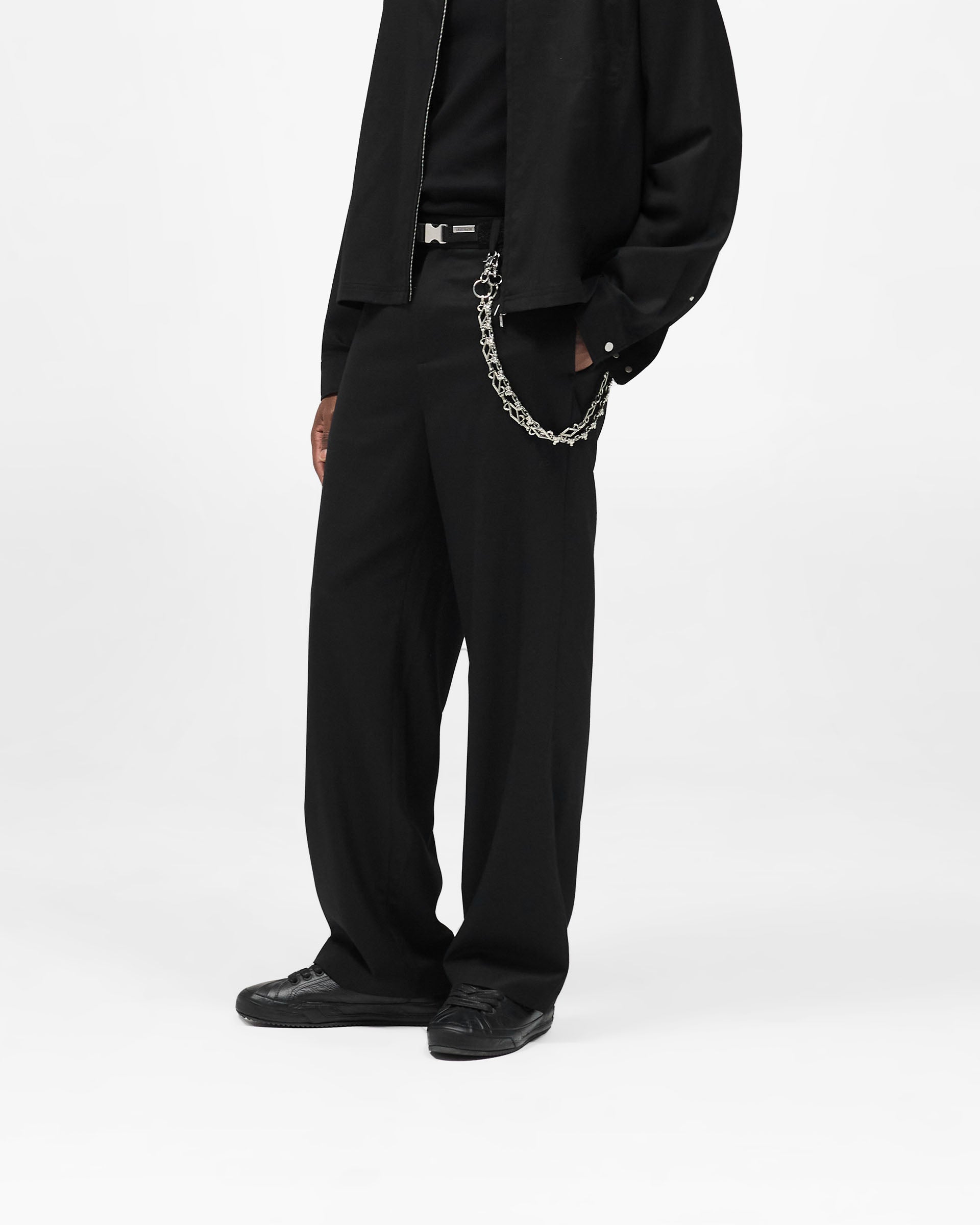 Wool Pant - Jet Black