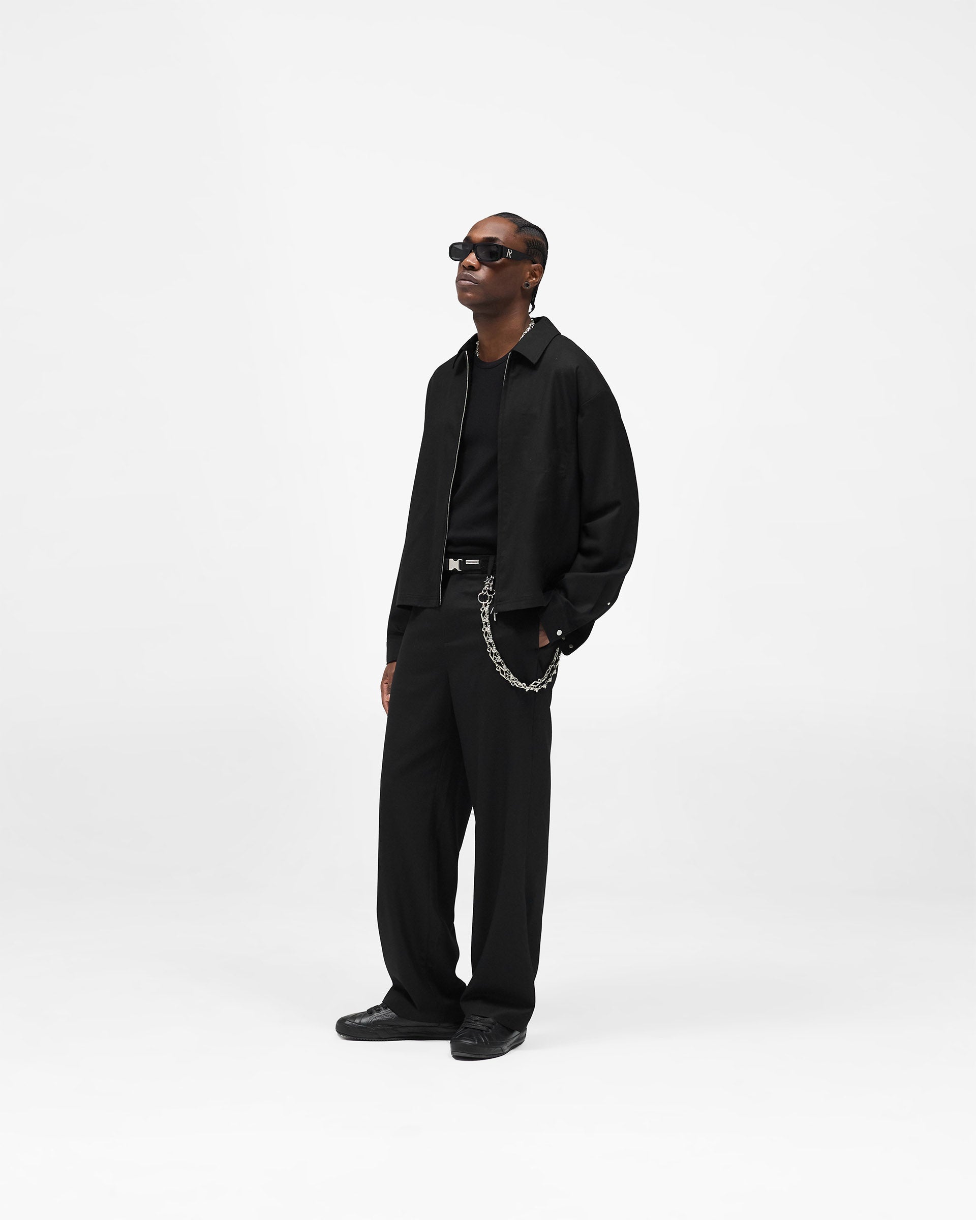 Wool Pant - Jet Black