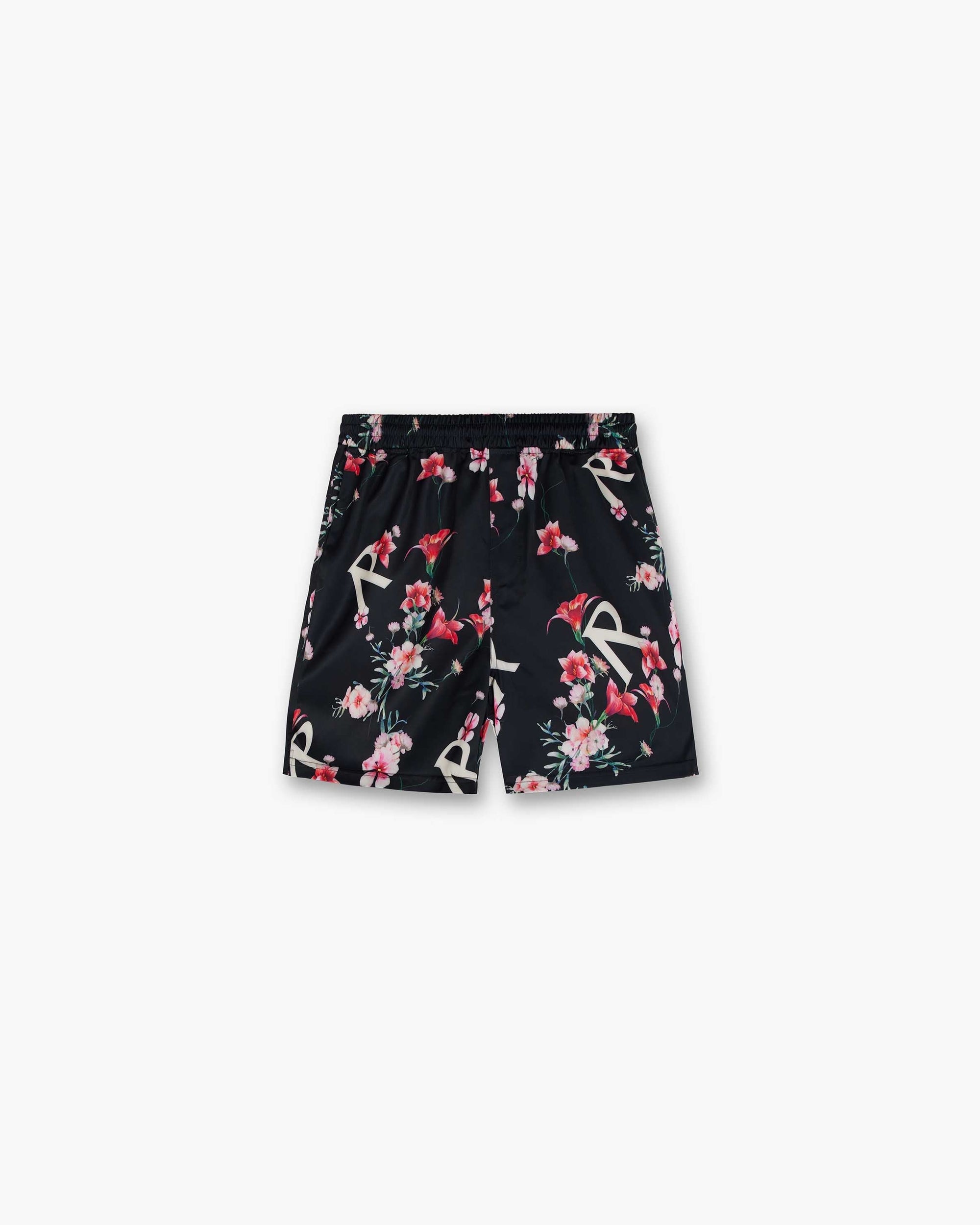Floral Shorts | Black Shorts SS23 | Represent Clo