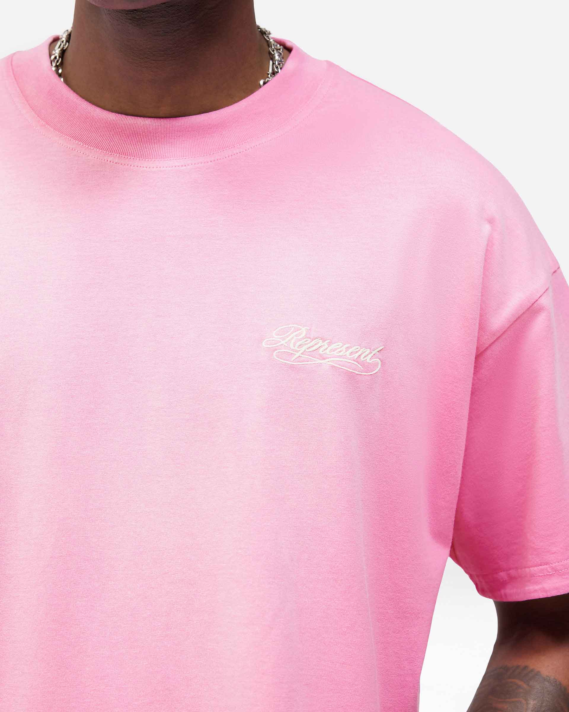 Dual Layer Script T-Shirt - Candy