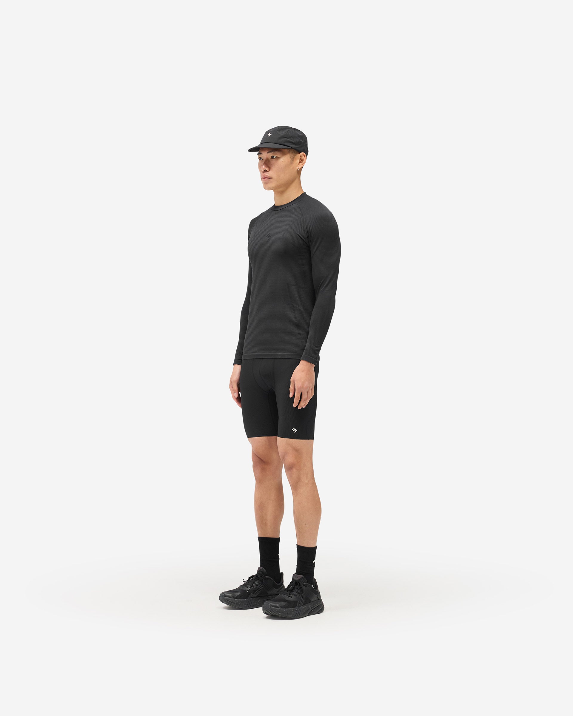 247 Uprising Long Sleeve Seamless T-Shirt - Black