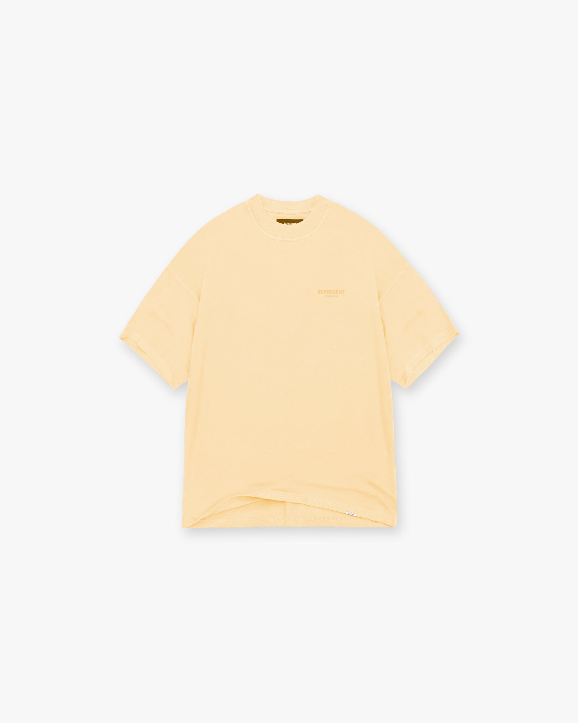 Represent Owners Club T-Shirt - Pastel Yellow