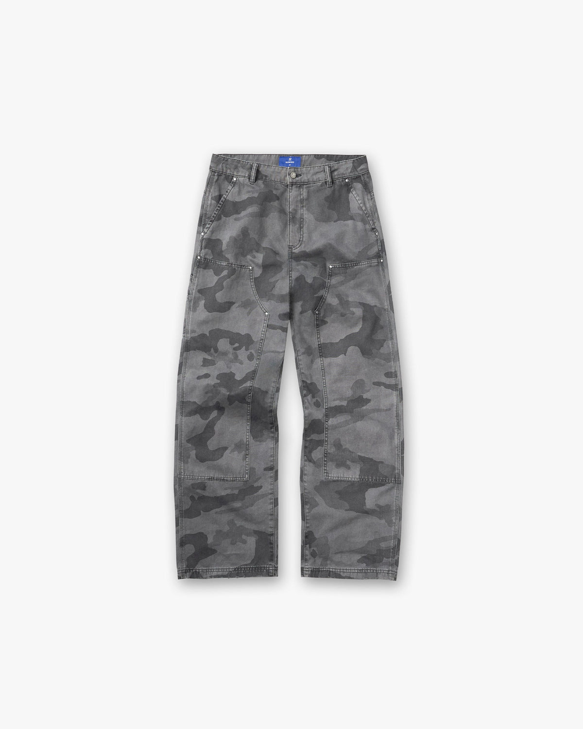 Heaton Camo Workwear Pant - Washed Grey Camo - Packshot