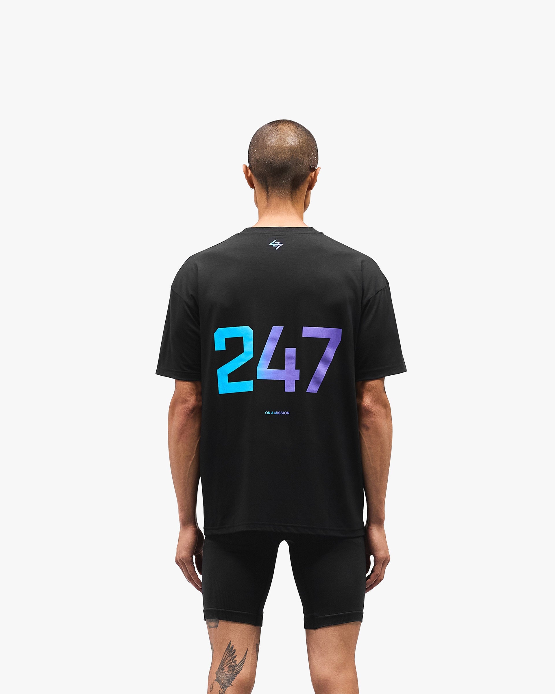 247 Oversized T-Shirt - Purple Fade