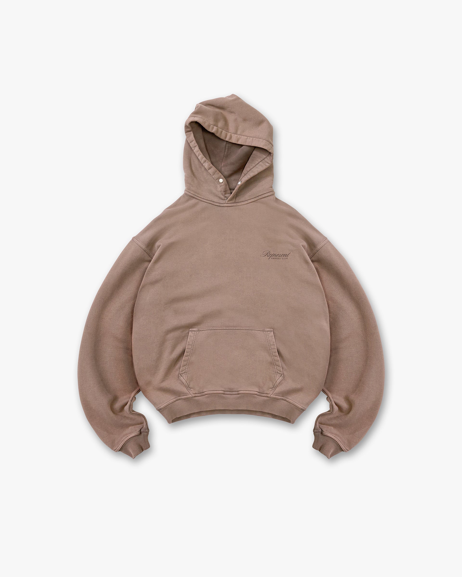 Owners Club Script Hoodie - Truffle