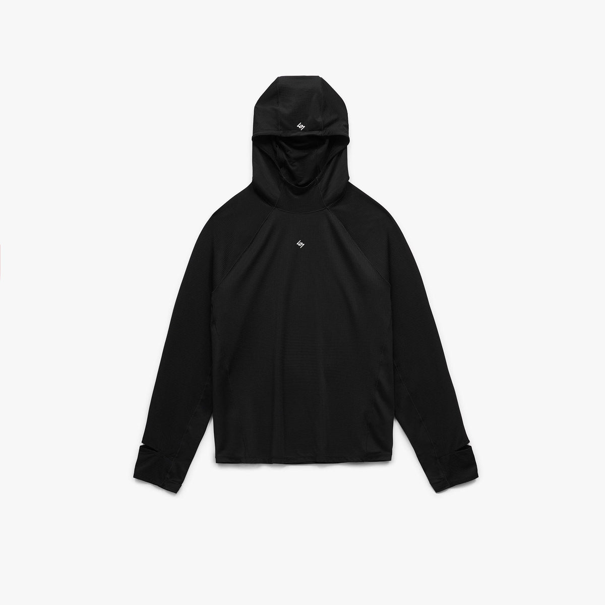 Jet Black 247 Ultra Midlayer Top | Gym Hoodie | REPRESENT