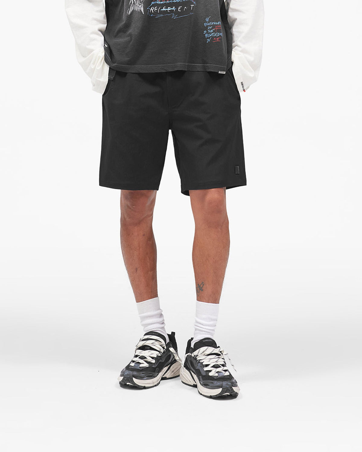 Nylon Cargo Short - Black