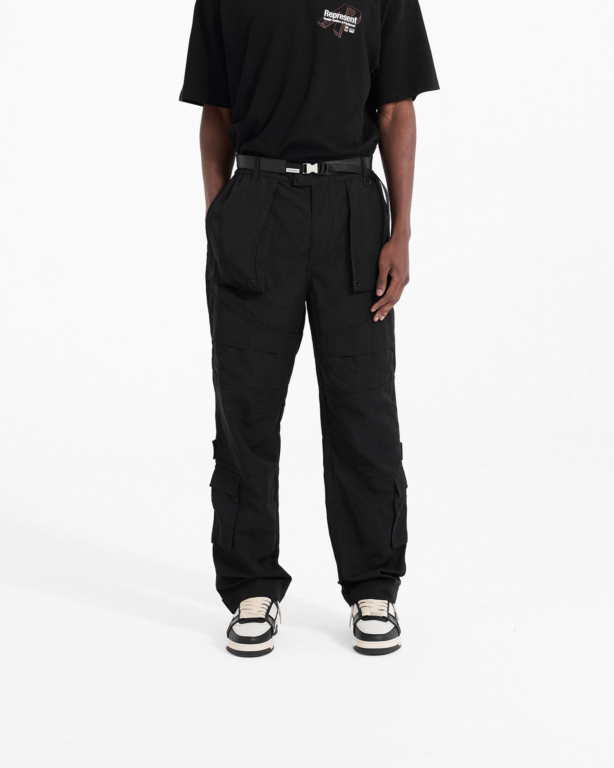 8 Pocket Cargo Pant | Black Pants PRE-SS23 | Represent Clo