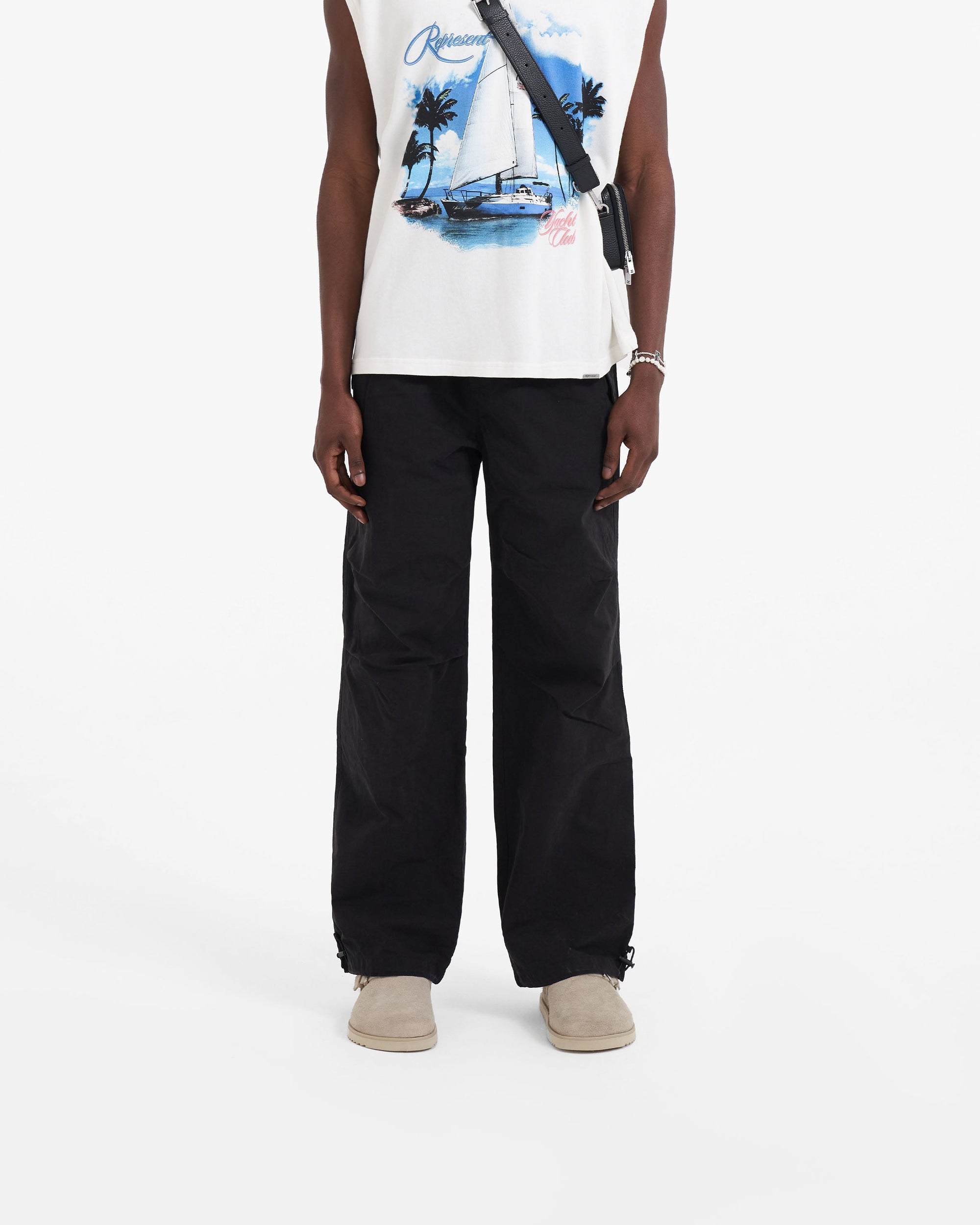 Parachute Pant | Black Pants SC23 | Represent Clo