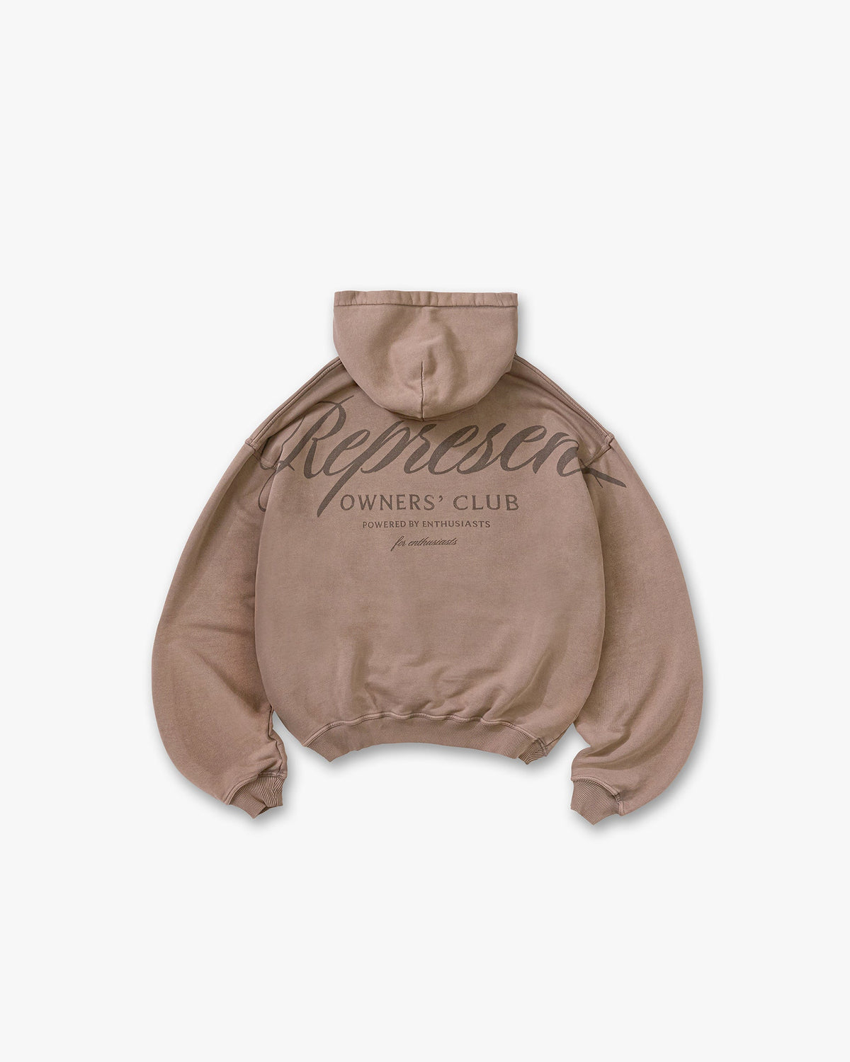 Owners Club Script Hoodie - Truffle