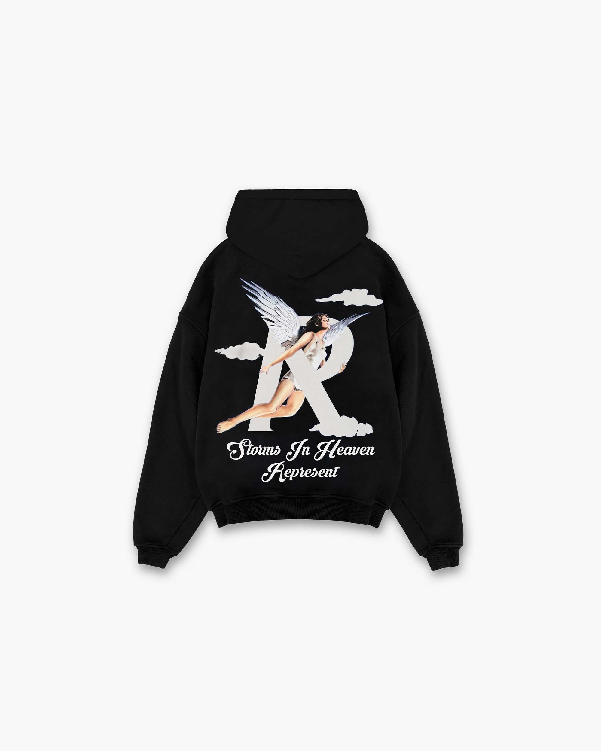 Storms In Heaven Hoodie | Black Hoodies SS23 | Represent Clo