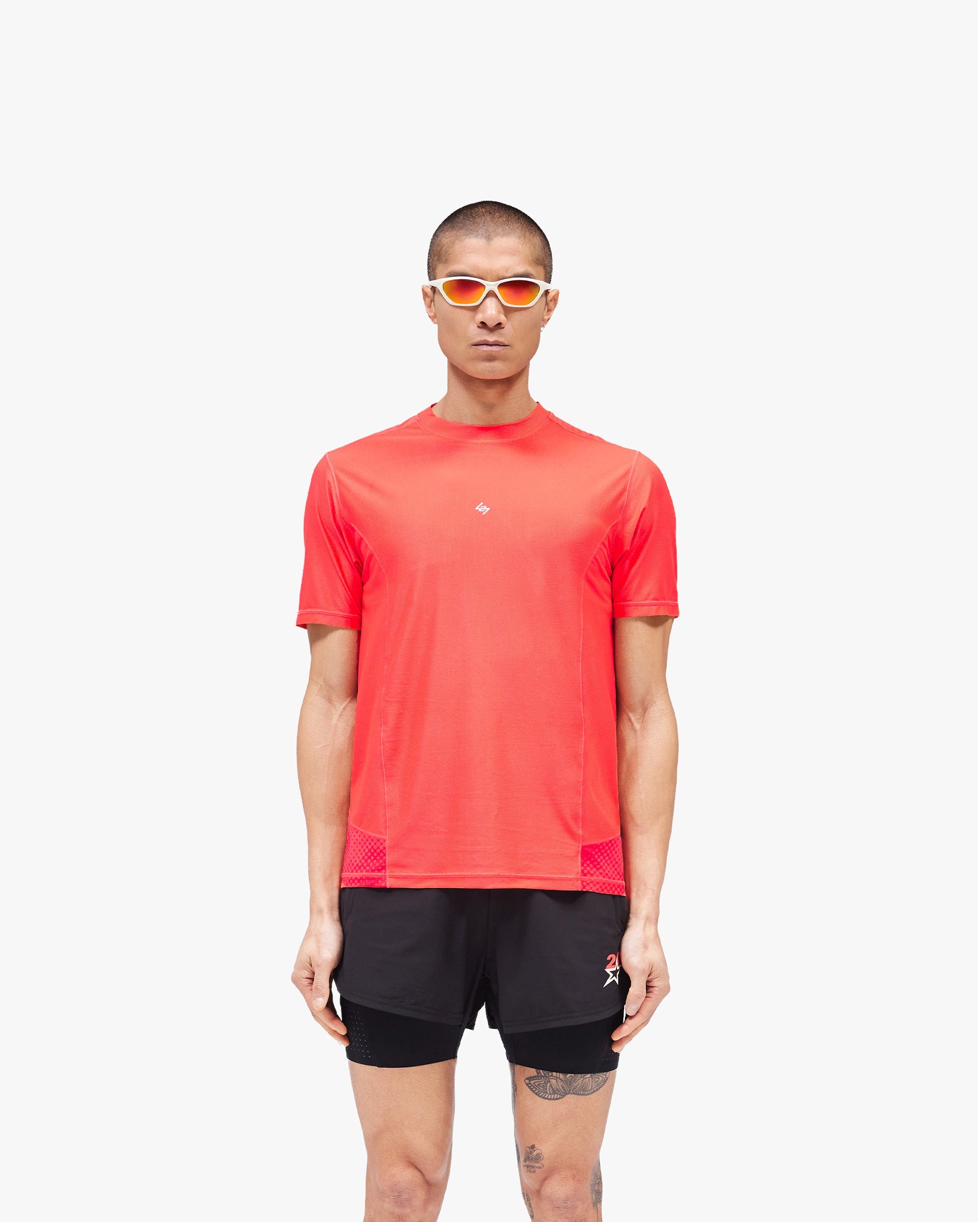 247 Hybrid T-Shirt - Red Fade Out