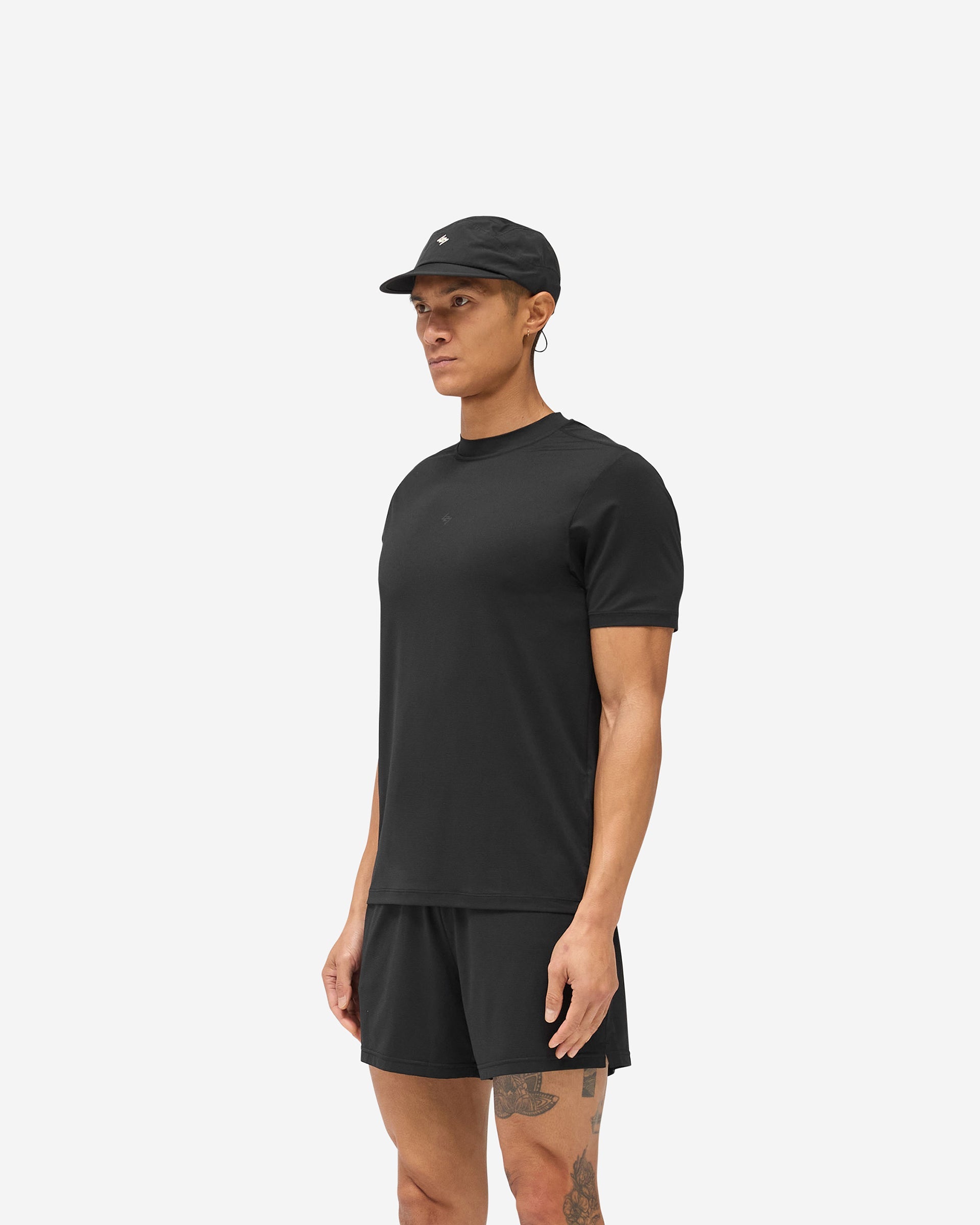 247 DNA Mesh T-Shirt - Jet Black