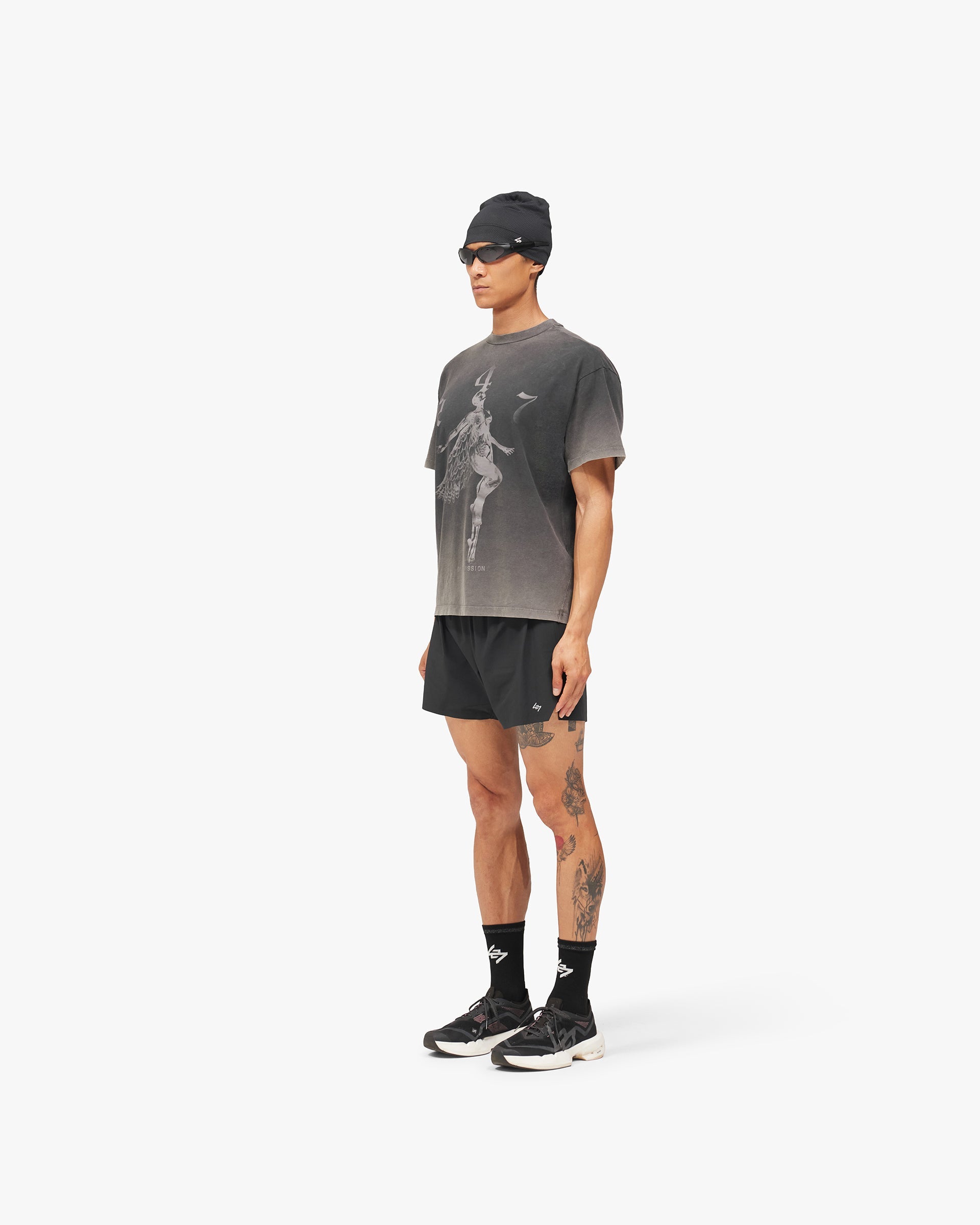 247 Fallen Angel Graphic T-Shirt - Vintage Black