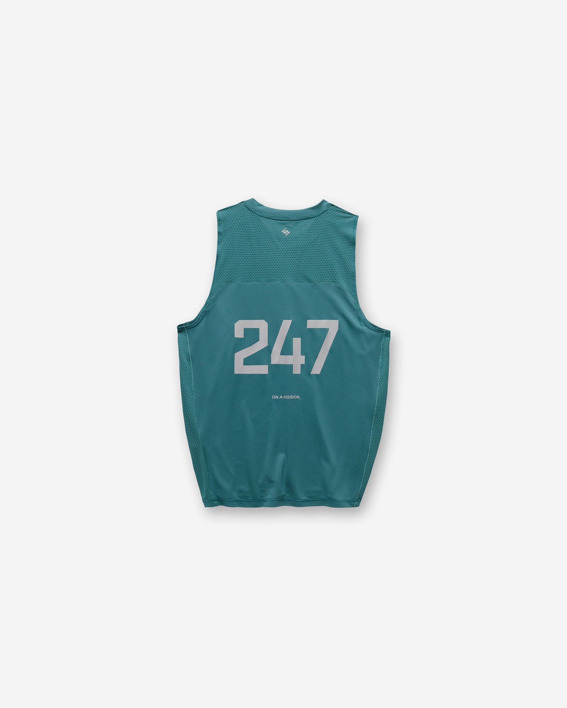 247 Numbers Vest - Teal