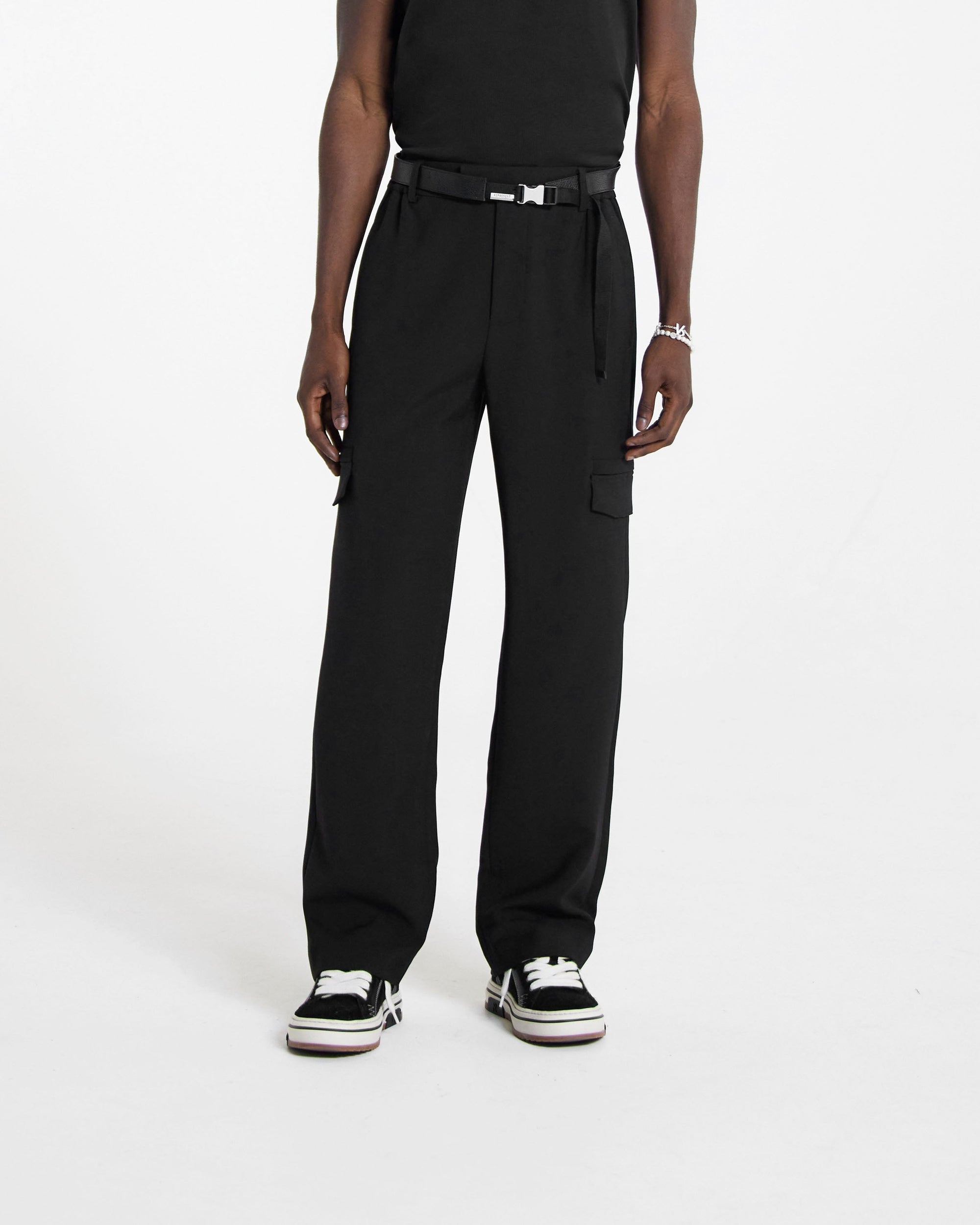 Relaxed Cargo Pant | Black Pants FW23 | Represent Clo