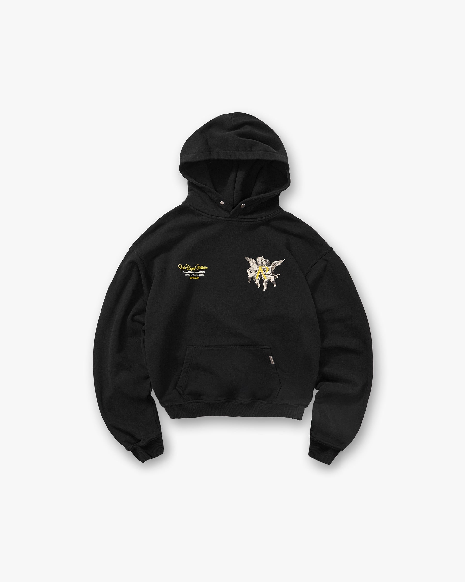 Legacy Cherubs Hoodie - Jet Black