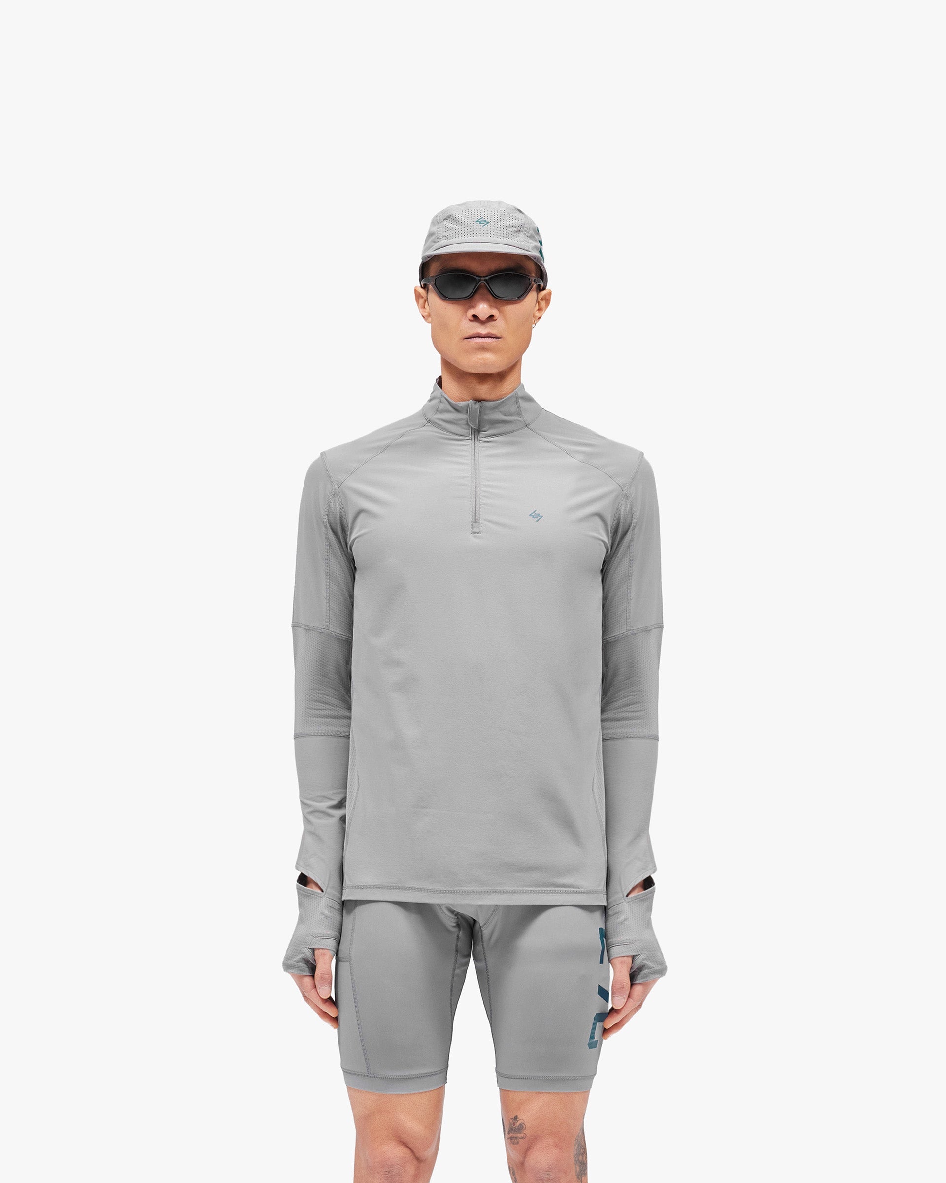 247 Run Quarter Zip - Graphite Grey