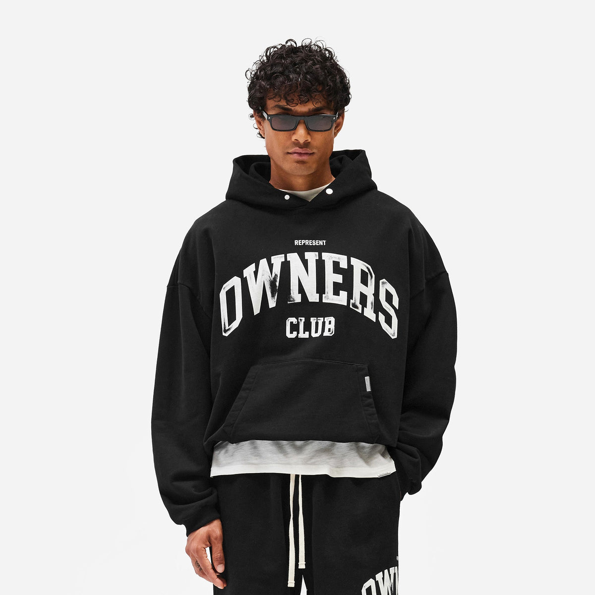 Owners Club Hoodie Jet Black | Mens Hoodies SS26 | REPRESENT