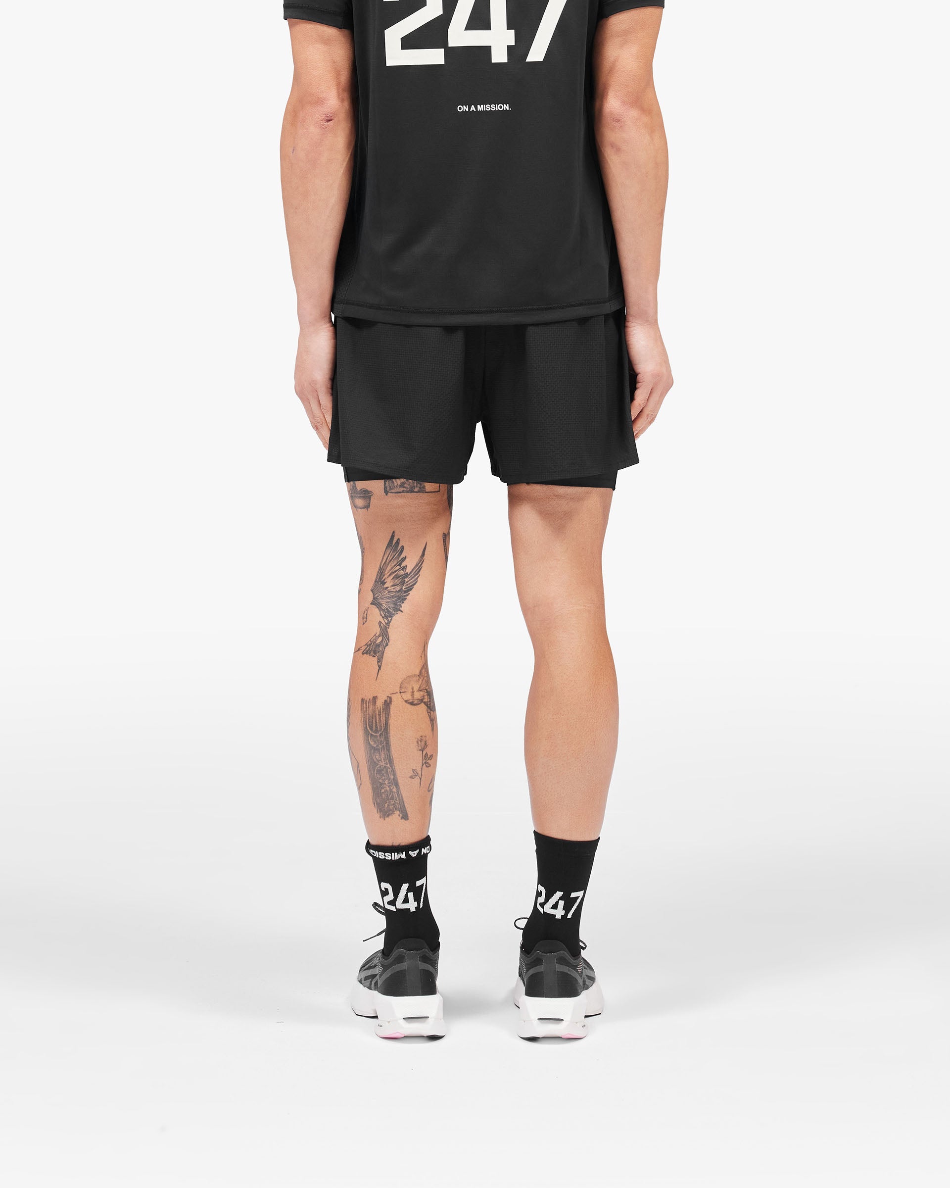 247 Trail Short - Jet Black