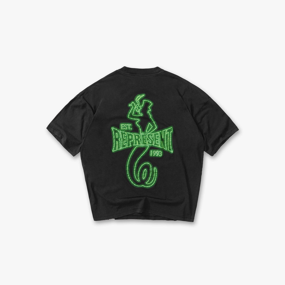 Viper Room Glow T-Shirt Vintage Black | Glow-In-The-Dark Print Tee ...
