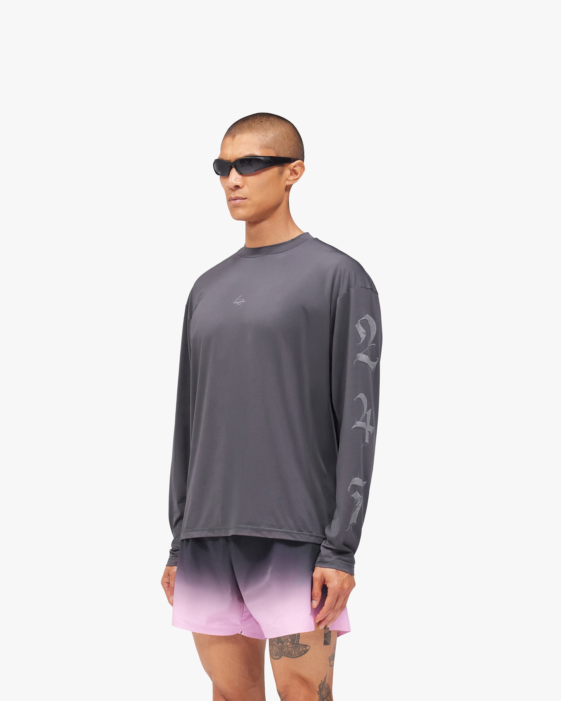 247 Noble Long Sleeve T-Shirt - Graphene