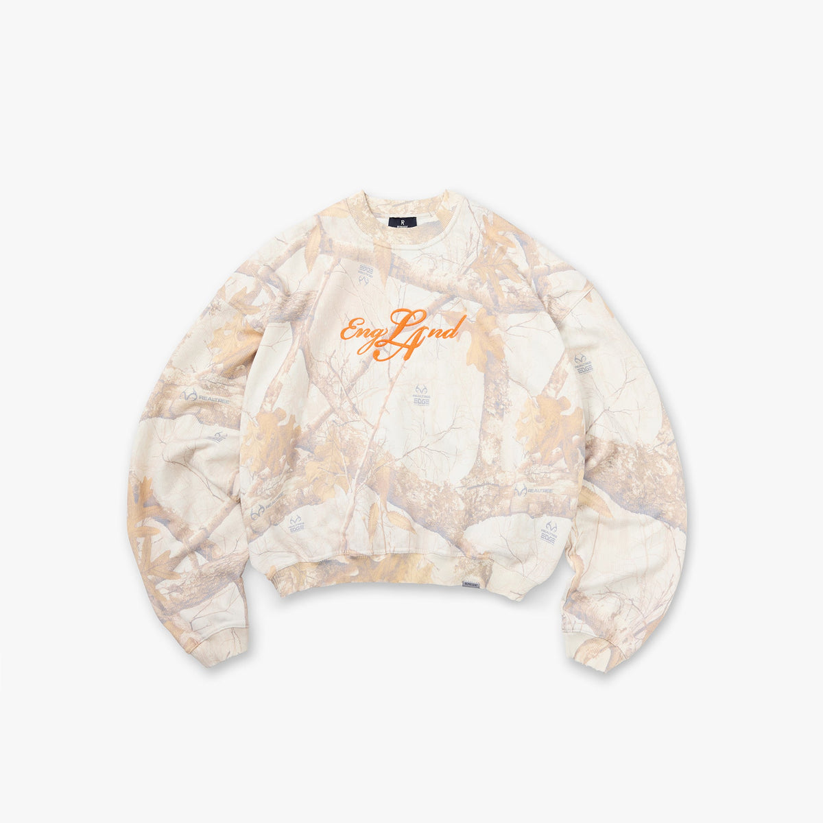 Washed White EngLAnd Sweater | Mens Sweatshirts | REPRESENT