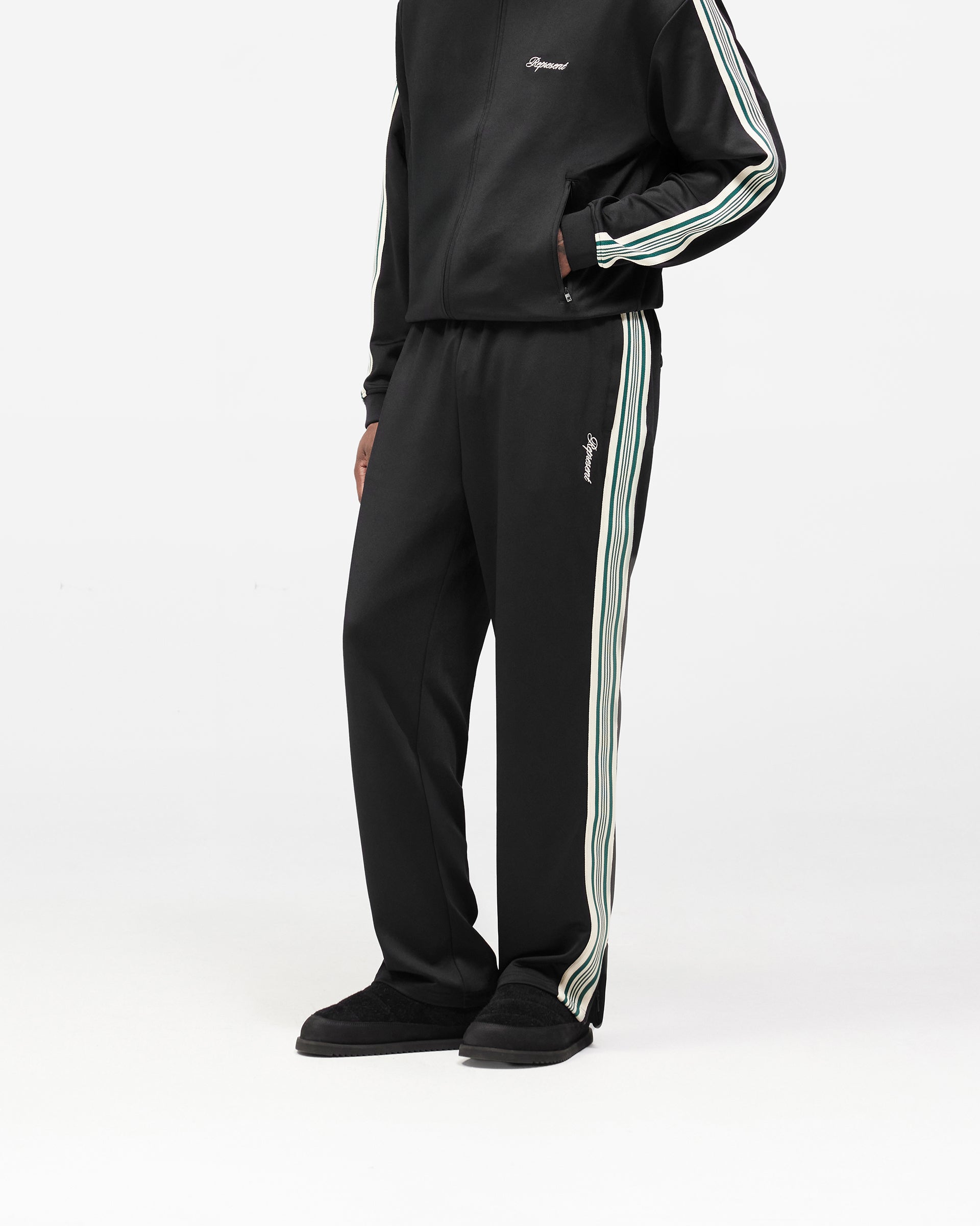 Taped Track Pant - Jet Black